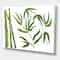 Designart - Bamboo Branches In The Forest IV - Tropical Canvas Wall Art Print